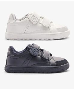 Zapatillas Conguitos Goflex Barefoot Sneakers blanco y navy