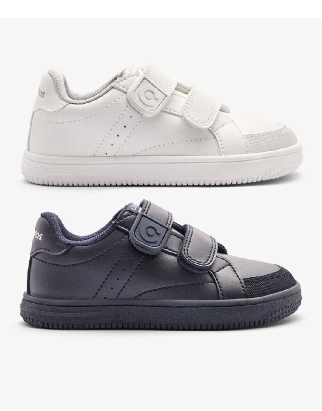 Zapatillas Conguitos Goflex Barefoot Sneakers blanco y navy