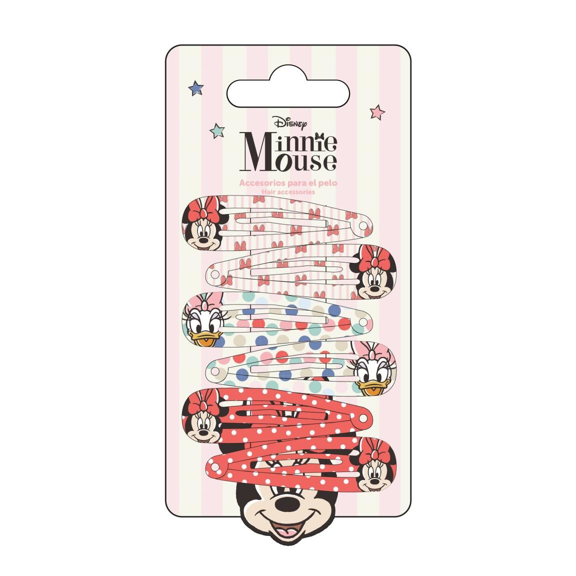 Clips 6 piezas Minnie