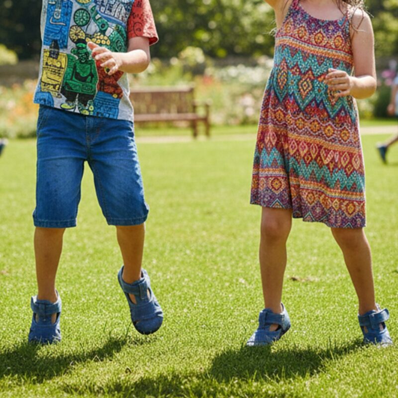 diferentes sandalias barefoot para niños