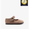 Merceditas Conguitos Barefoot Taupe para niña