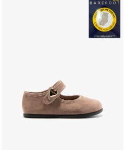 Merceditas Conguitos Barefoot Taupe para niña
