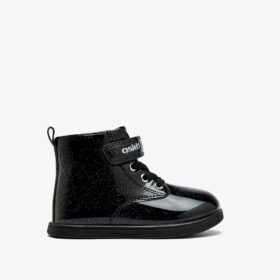 Botas Conguitos negras de charol con glitter