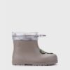 Botas Igor Mendi Dino Taupe barefoot infantiles